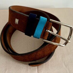 EUC CARLOS NIETO - Colombia made leather belt (L - XL) in brown 110/44